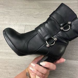 Pre-loved Leather Harley Davidson Heels